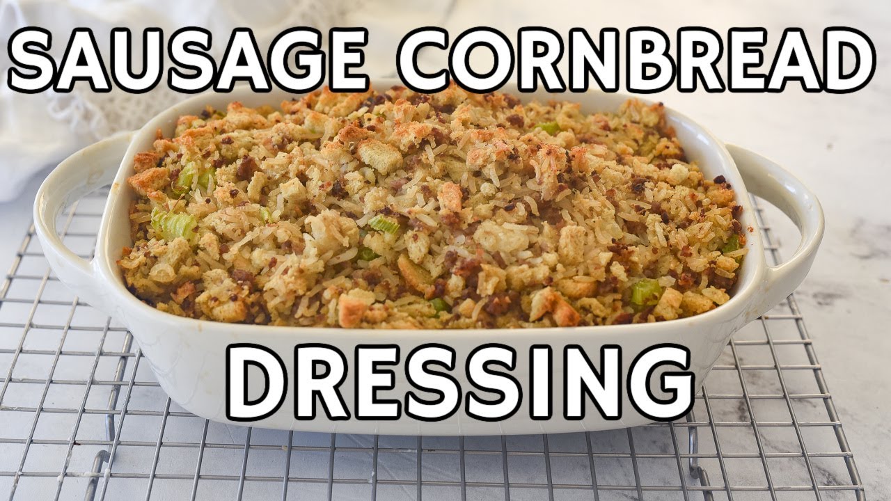 Sausage Cornbread Dressing | Small Batch