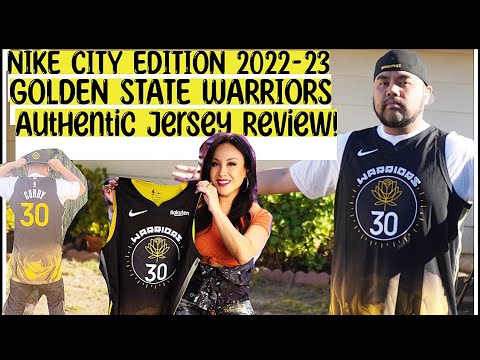 Authentic Stephen Curry Golden State Warriors City edition jersey review 