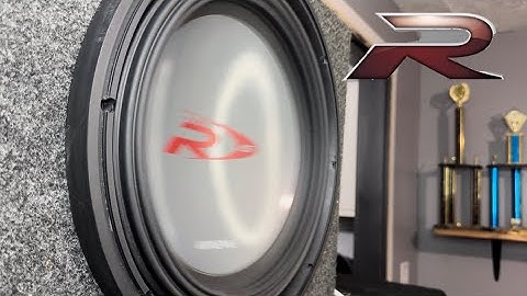 Testing out an alpine type R 15” (swr-1542)