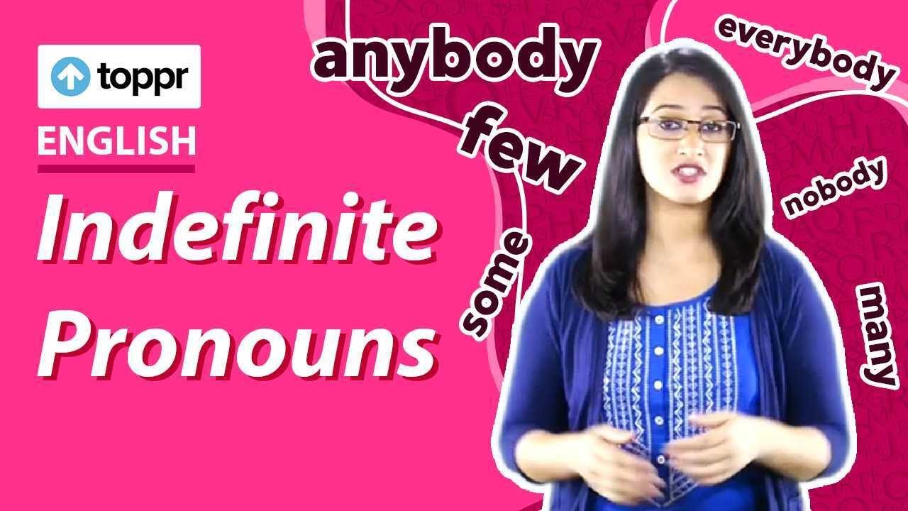 Indefinite Pronouns Pronoun Class 5 English YouTube