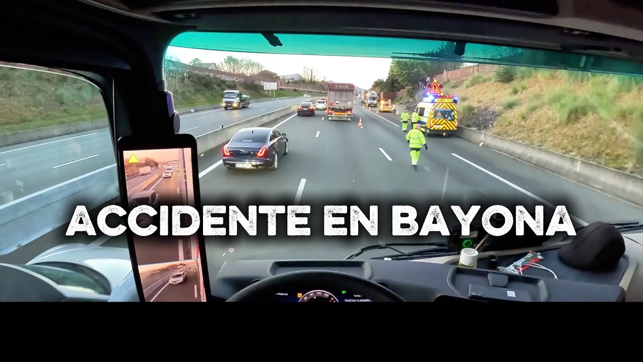 Accidente en la bajada hacia España || Viaje Alemania-España 🇩🇪🇪🇸