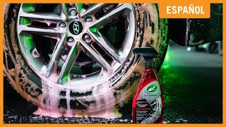 Turtle Wax Hybrid Solutions | Limpiador de alta espuma para rines y preparación