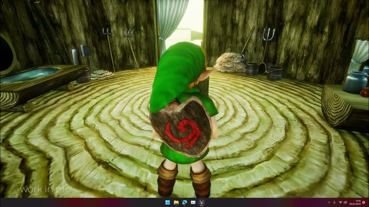 Unreal Engine 5 Zelda Ocarina of Time Equip / Slash ue5 zelda