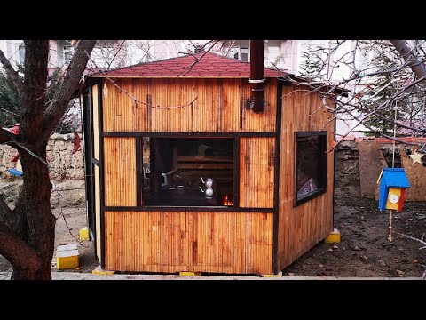 How to Build a SHED / The Wooden Cabin / Build a hut / Tiny house / Ahşap ev yapımı