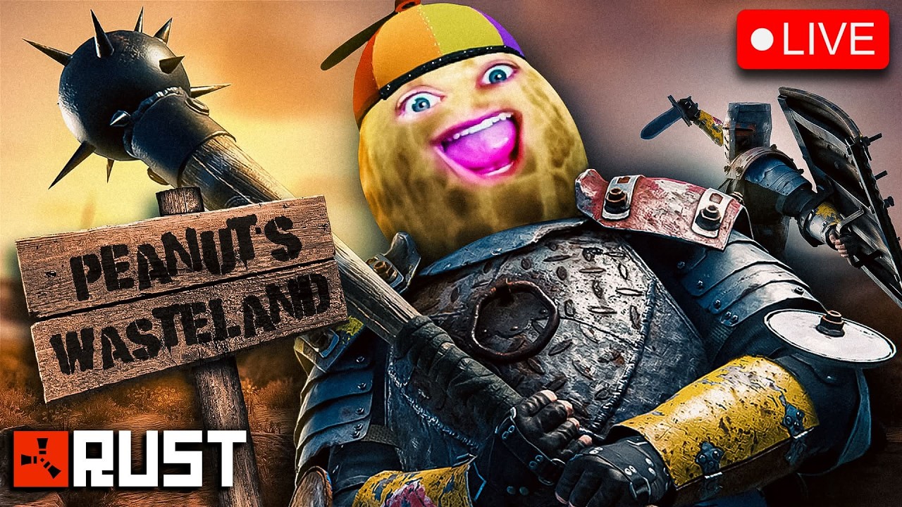 🔴LIVE | RUST | PEANUT'S WASTELAND | MASSIVE NAVAL BATTLE BETWEEN ALL THE GREAT HOUSES | #BUNGULATE
