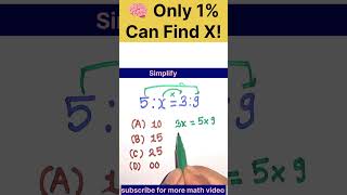 🔥 Can You Solve This Ratio & Proportion Problem?#IQTest #BrainTeaser #PuzzleChallenge