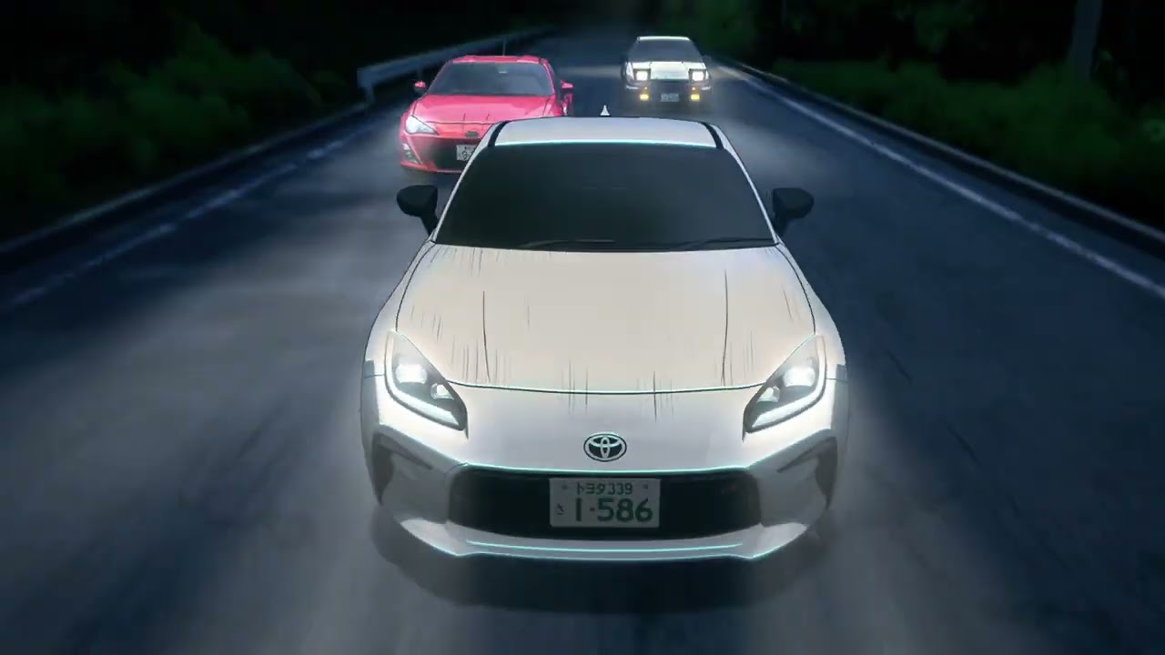 Toyota Returns to Initial D Anime for GR86 Ads