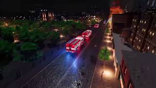 (Halloween Theme) City Firefighter :Fire Brigade Game | 30 Sec Gameplay screenshot 5