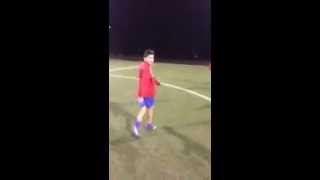 Hume City's U16's Koray Altanhan CrossBar Attempt