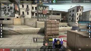 Xizt awesome action ✔ Ninjas in Pyjamas vs Luminosity Gaming