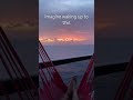 Sunrise in the ocean
