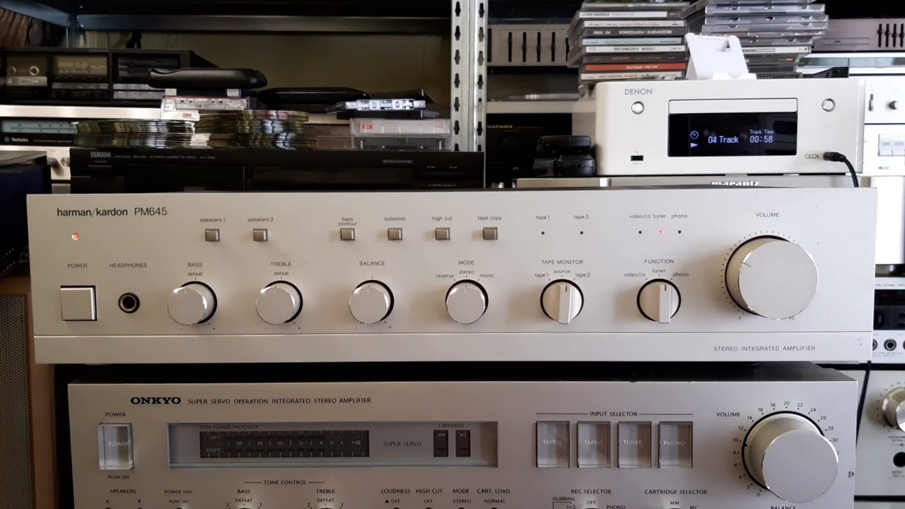 Harman Kardon PM645 part 1 - YouTube
