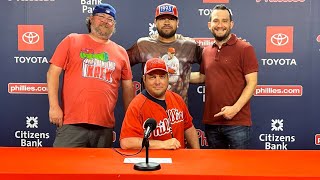 ALL ACCESS TO PHILLIES STADIUM - INSIDE LOCKER ROOM, BULLPENS AND BATTING CAGES