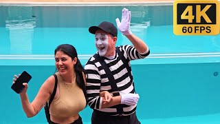 Rob the funny mime from SeaWorld Orlando 😂🤣 Rob the mime #robthemime #seaworldmime