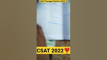 🔥 UPSC IAS CSAT Passage Practice 🔥 IAS PRE 2022 #comprehension_ias_csat