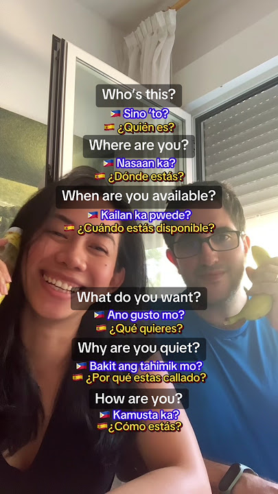 Learn these basic questions in Tagalog & Spanish⬆️ #filipino #learnspanish #pinoy #languagelearning