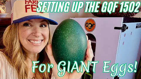 Setting Up the GQF 1502 for Dinosaur EGGS!