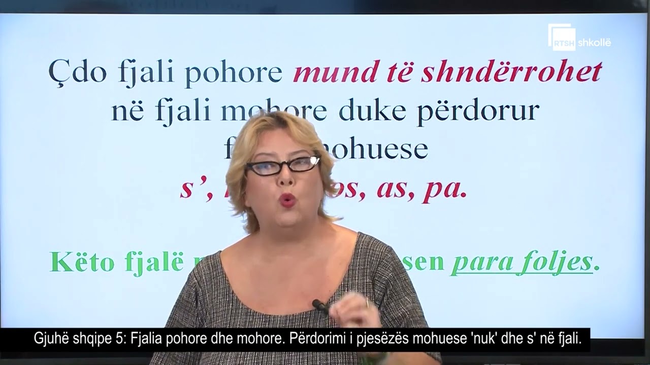 Fjalia pohore dhe mohore. Përdorimi i pjesëzës mohuese 'nuk' dhe s' në fjali | Gjuhë shqipe 5