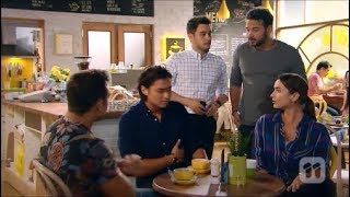 Leo, Amy, Aaron, David, Rafael scene 1 ep 7802