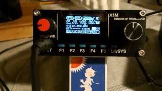 X1M CW operation problem