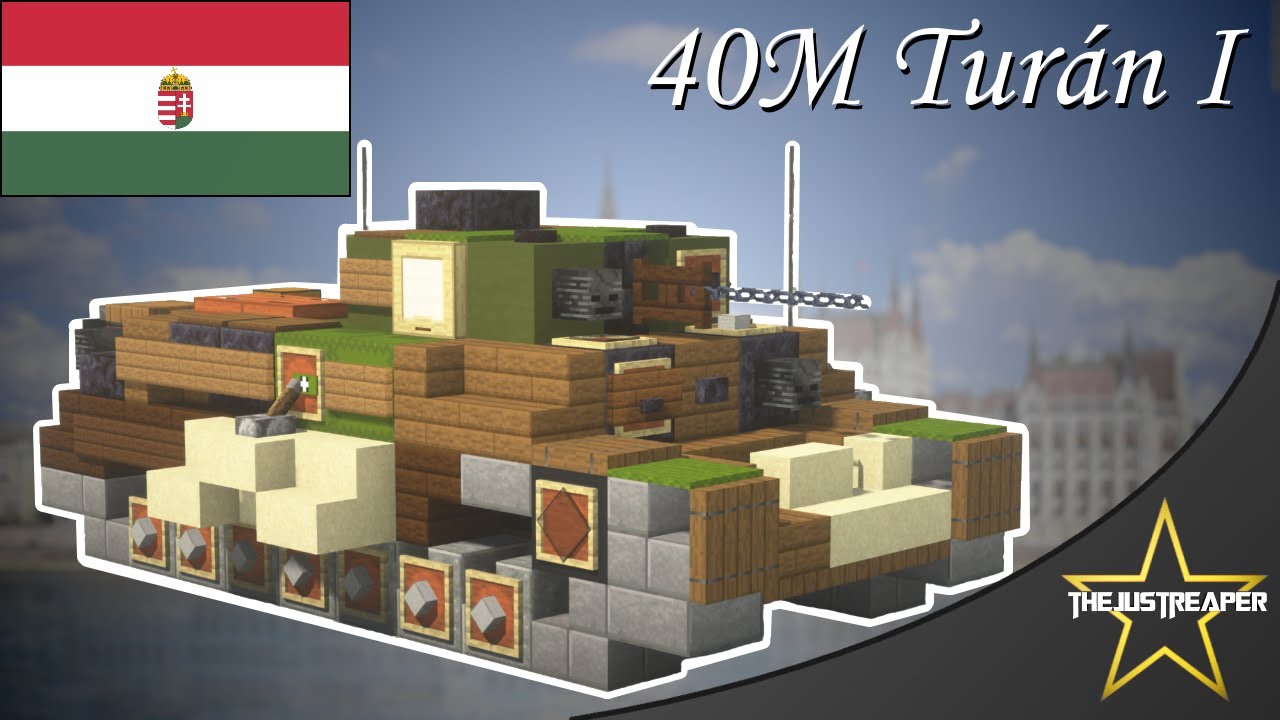 Minecraft WWII Build Tutorial: 40M Turán I