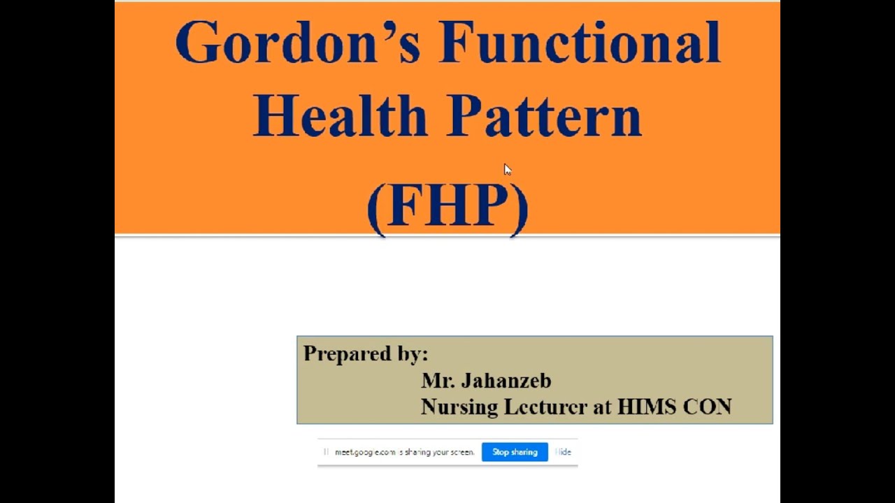 functional health patterns
