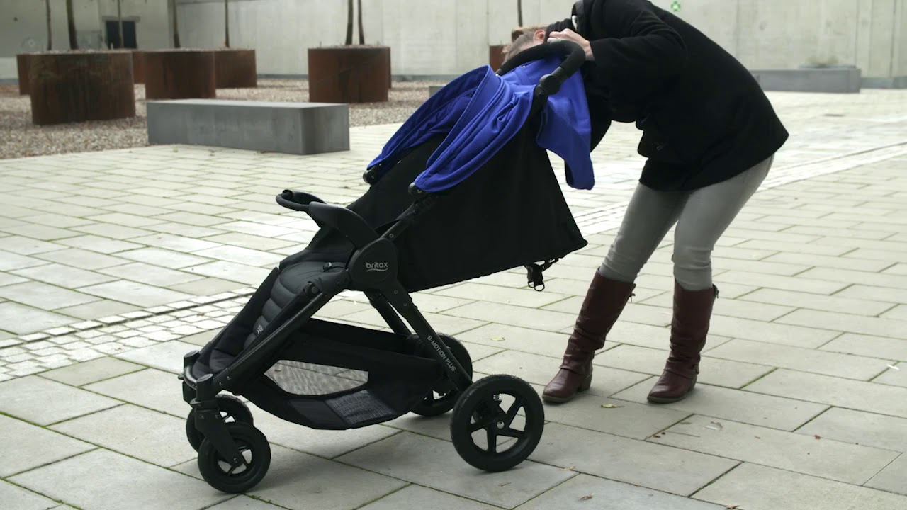 Britax Roemer B-Motion 4 Plus - как закрепить капор на коляске | Mothercare