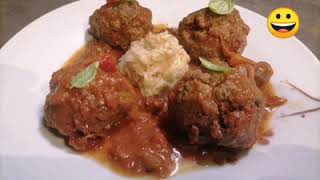 Boulettes de Boeuf à la tomate sauce SAKARI.facile et rapide.