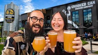We Visited Florida's BIGGEST Craft Brewery... Crooked Can Minneola!