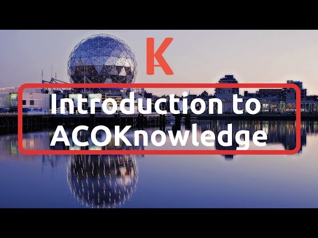 Introduction to ACOKnowledge