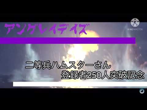 二等兵ハムスターさん登録者数250人突破記念MAD/アングレイデイズ