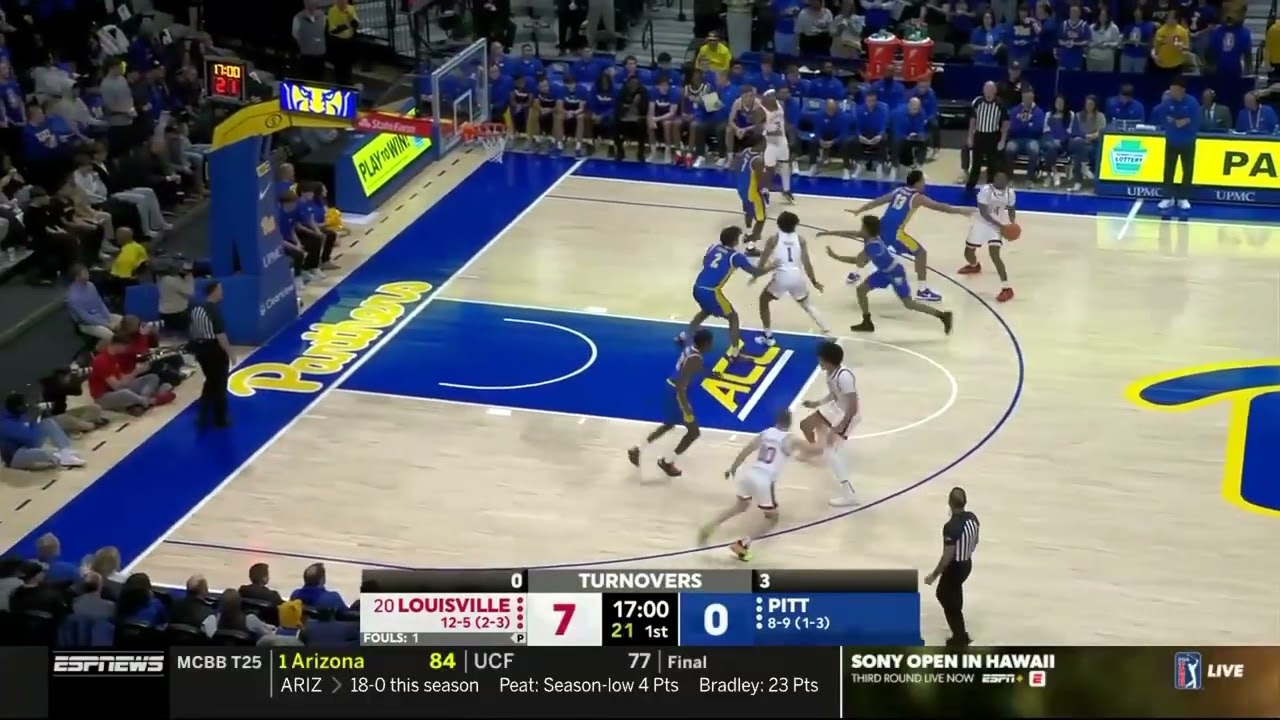 Louisville vs. Pitt: Isaac McNeely 3-Pointers, 2025 2026 Season