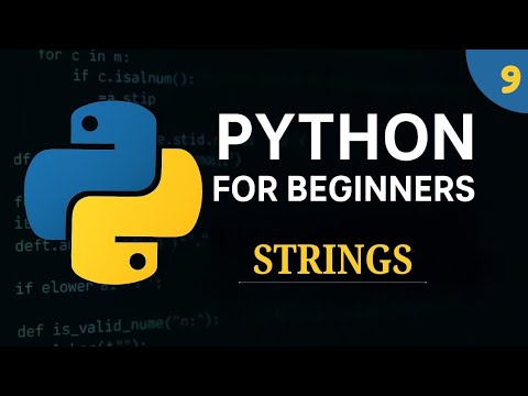 Python - Strings| Python for Beginners | Python in telugu - YouTube