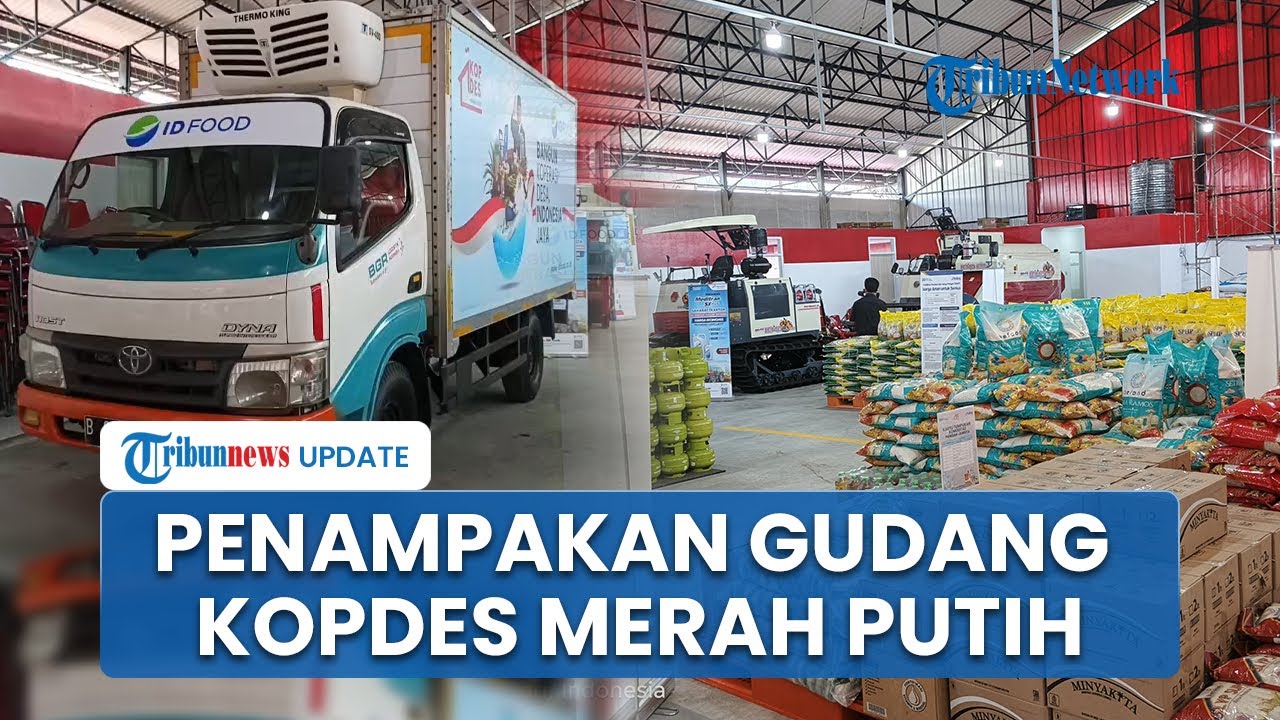 Penampakan Gudang Kopdes Merah Putih di Klaten yang Diresmikan Prabowo, ada Mesin Panen Padi