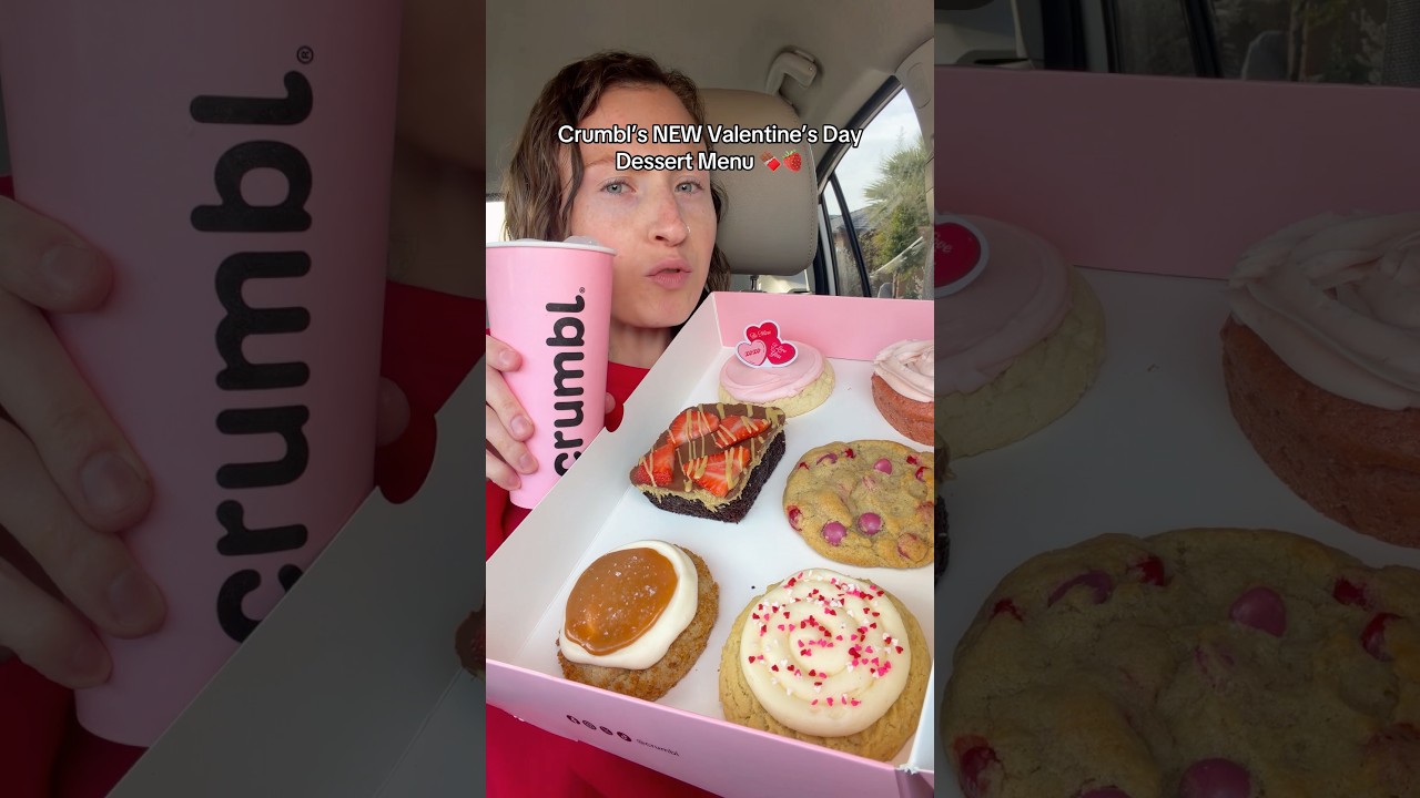 Is Crumbl’s NEW Valentine’s Day lineup worth it? 💘🍫 