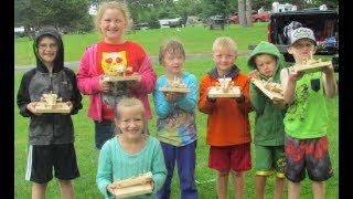 2017 Kids The kids get to build their race car napkin holders. We had a lot of fun with this project. I talked to most of the kids a bit after the build.