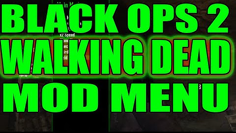 [BO2/1.18] The Walking Dead v2 Zombie Mod Menu -  DEX All Clients + Download!