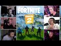 SYMFUHNY, TFUE, MYTH, NINJA, AND STREAMERS FIRST REACTION TO FORTNITE CHAPTER 2 SEASON 1