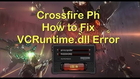 Crossfire VCRuntime dll Fix