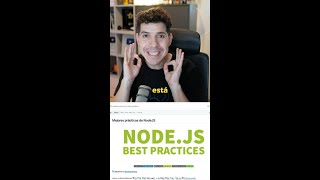Este repositorio es oro puro y está en Español ¡Las mejores prácticas para programar en Node.js!