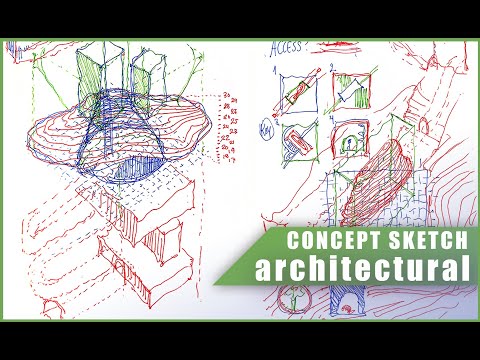 Discover 199+ architecture sketch concept