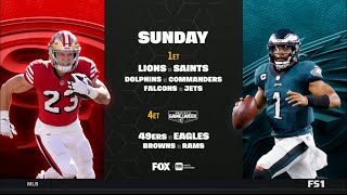 NFL‘S FOX & CBS lineup week 13 (2023)