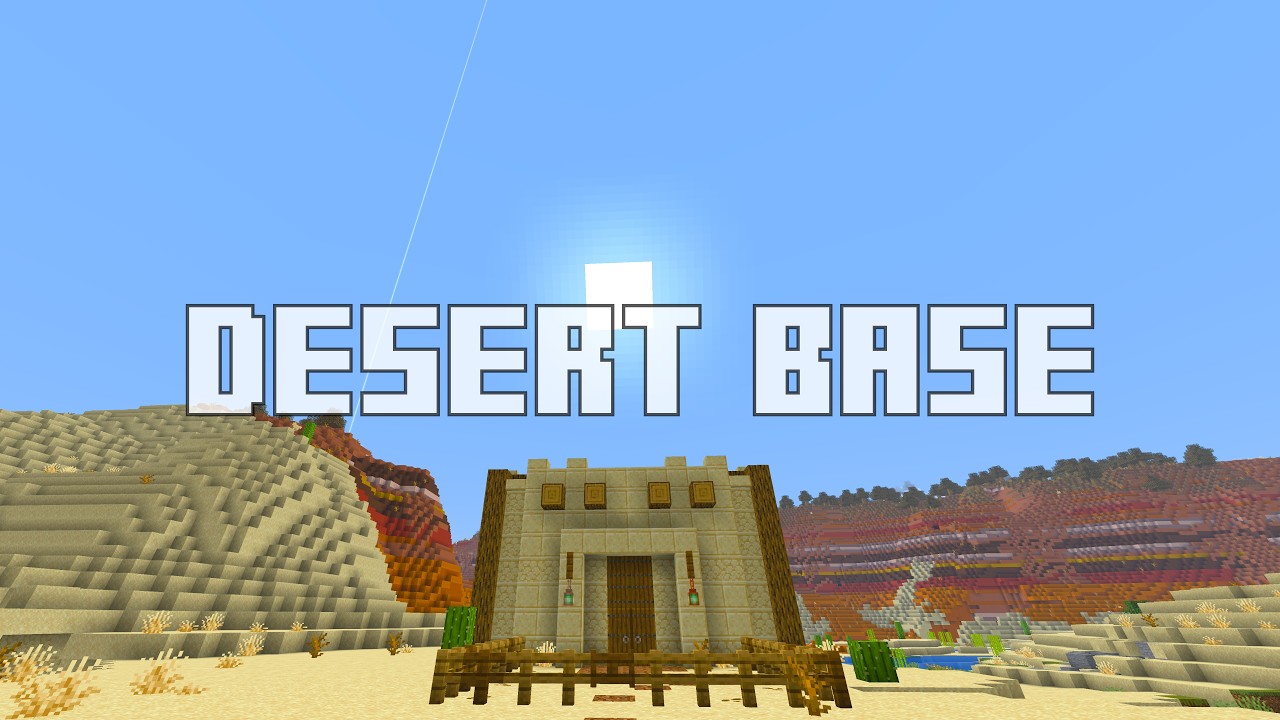 A Safe Place to Mine in the Minecraft Desert