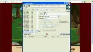 lvl hack on dragonfable using CE 5.3-4