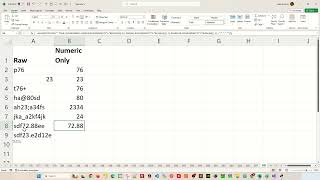 Extract a decimal number from a string in Excel - Excel Tips and Tricks Information