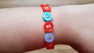 How to make Button Bracelet using Yarn | Nice Trick Net Worth