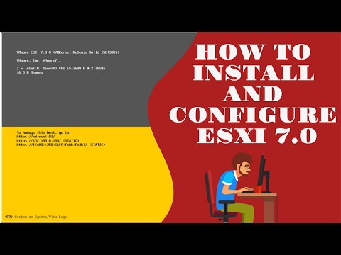 vSphere 7.0 - How to Install and Configure VMware ESXi Server 7.0 | VMWare  Beginners Tutorial
