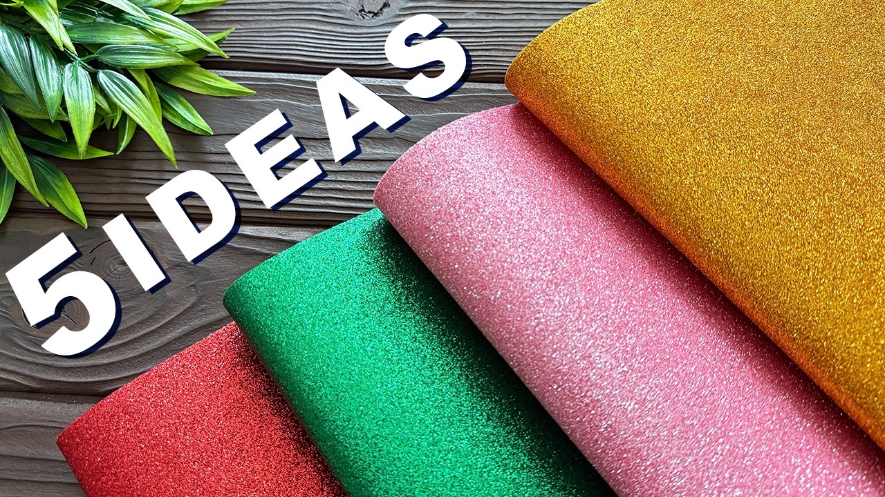 5 IDEAS💥Amazing Easy Craft Ideas from EVA Foam Sheet Flowers