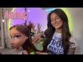 ASMR on my vintage Bratz doll❤️‍🔥✨ (hair brushing, braiding, clip tapping)