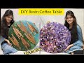 DIY Resin Coffee Table Tutorial | How To Make Epoxy Resin Table Top | Resin Table |Siddhi Art Studio